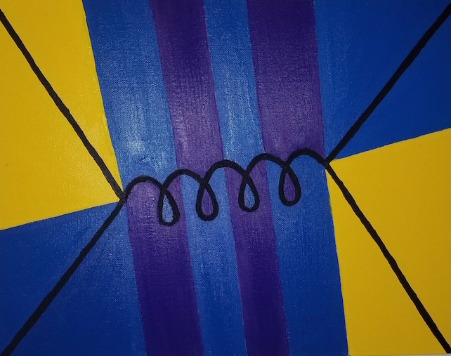 Abstract. Oil Painting