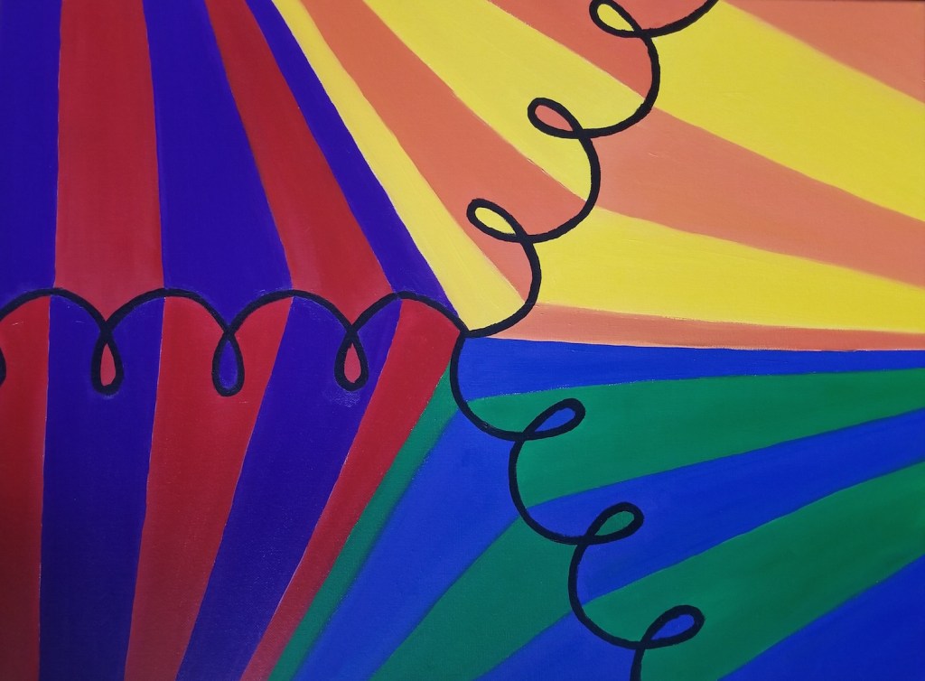 Abstract. Oil Painting