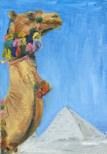 Nature. Oil Painting