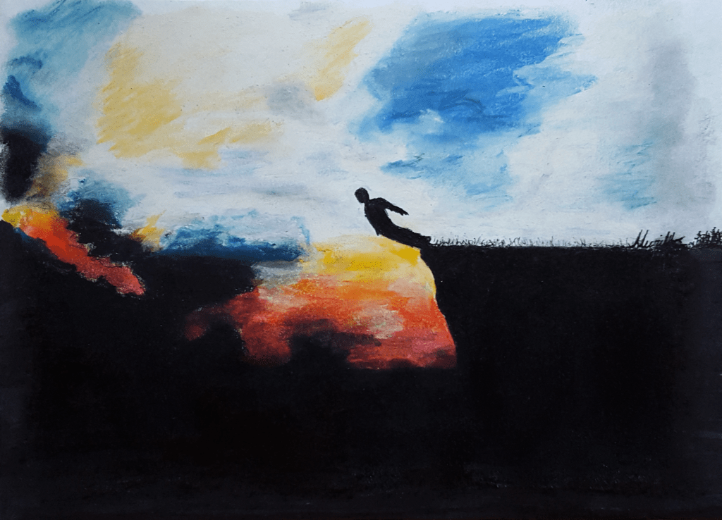 Surreal. Ink Drawing