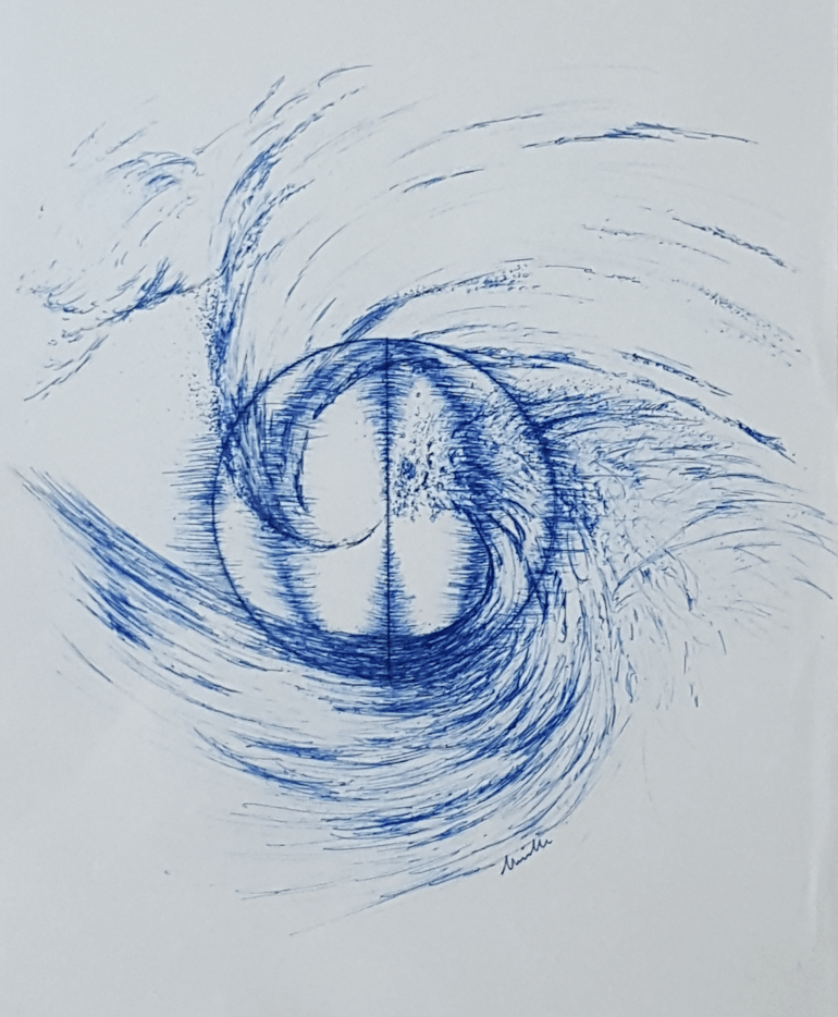 Surreal. Ink Drawing