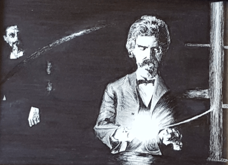 Portrait. Ink Drawing