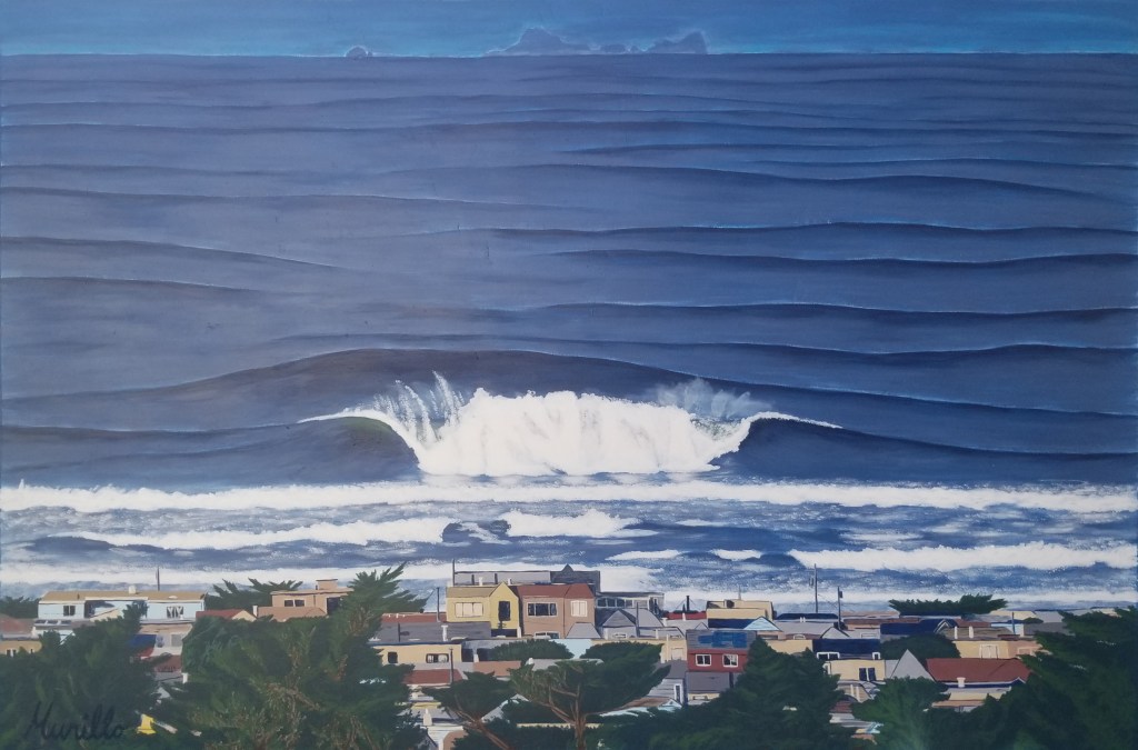 Landscape. Acrylic Mural