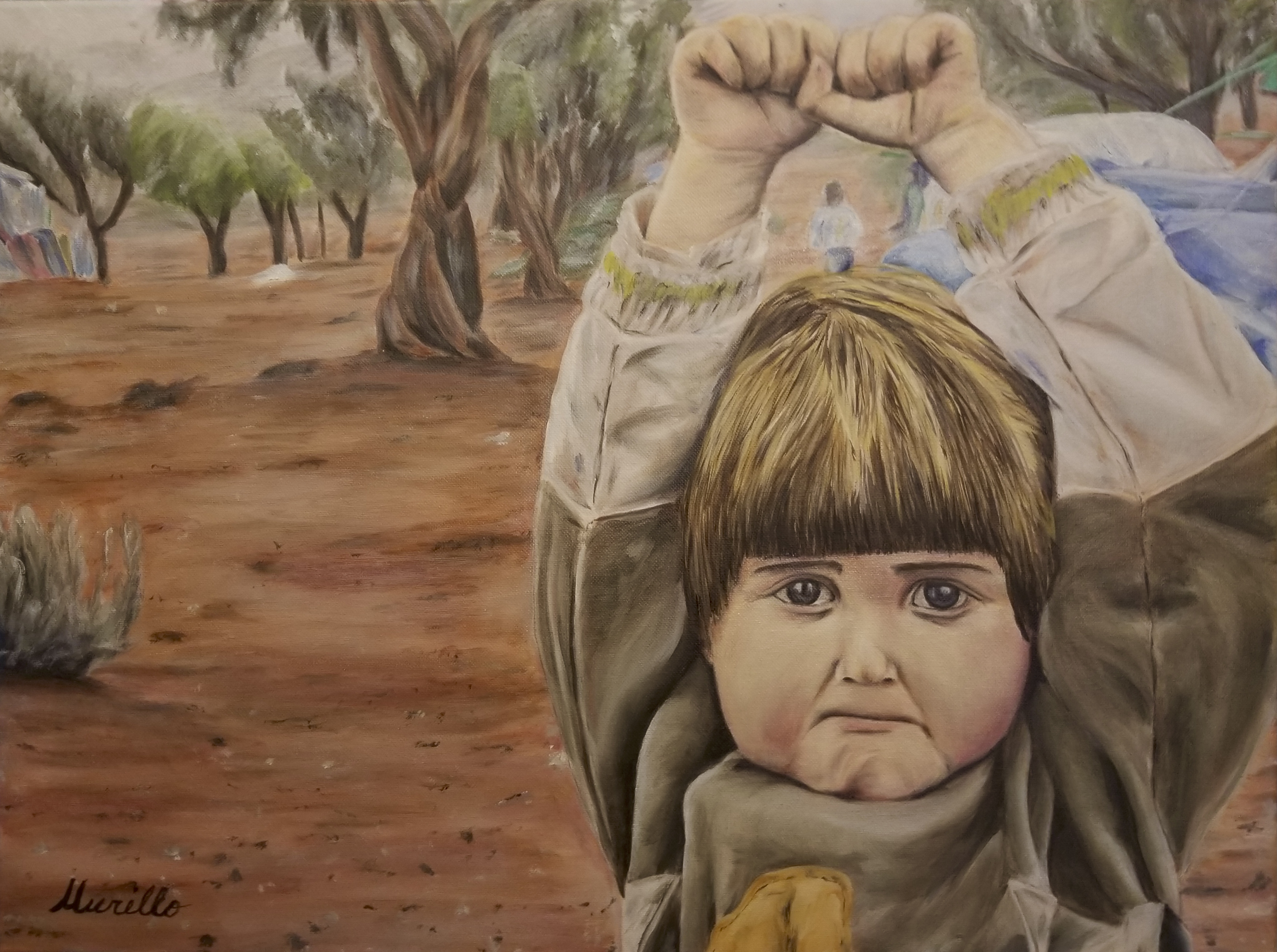 Portrait. Oil on canvas